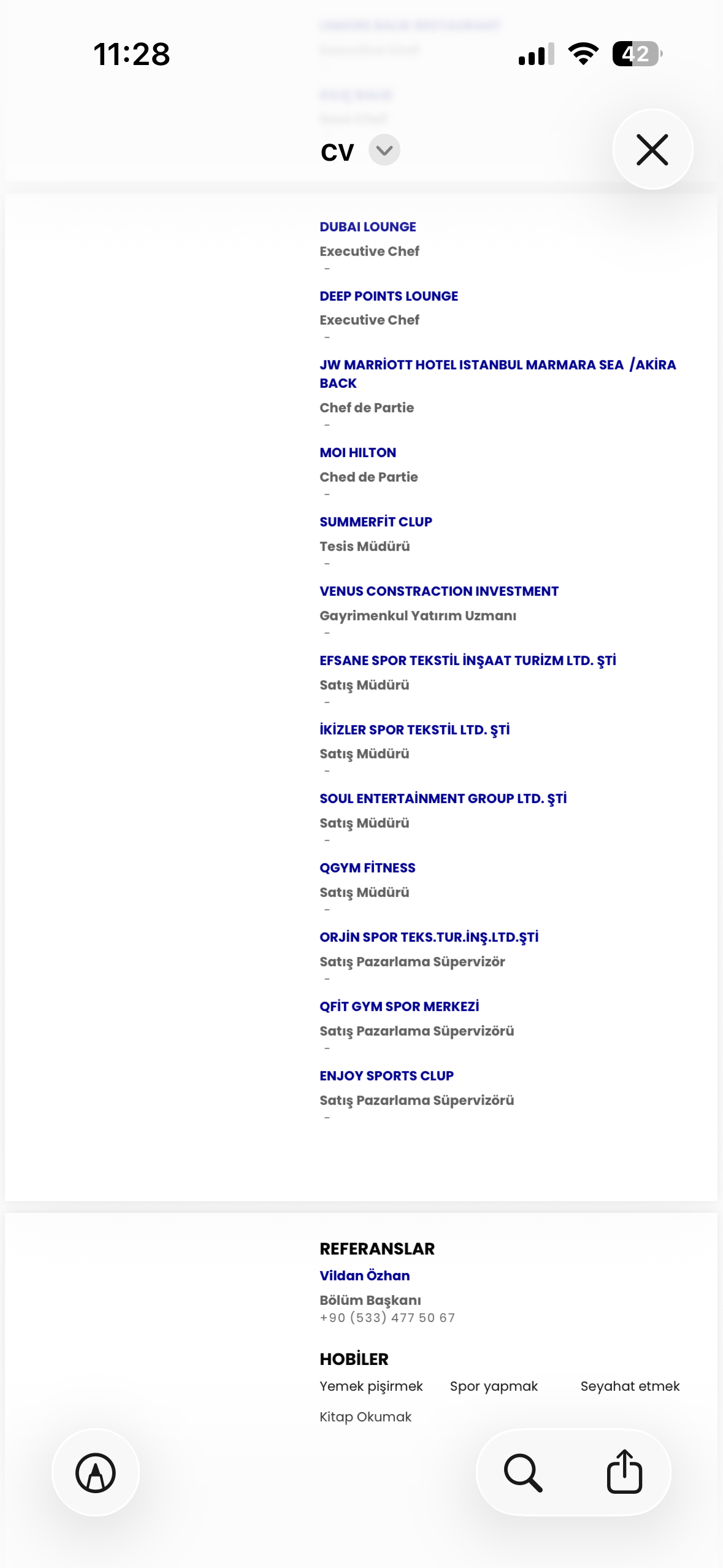 Aşçı Mutfak Şefi Usta