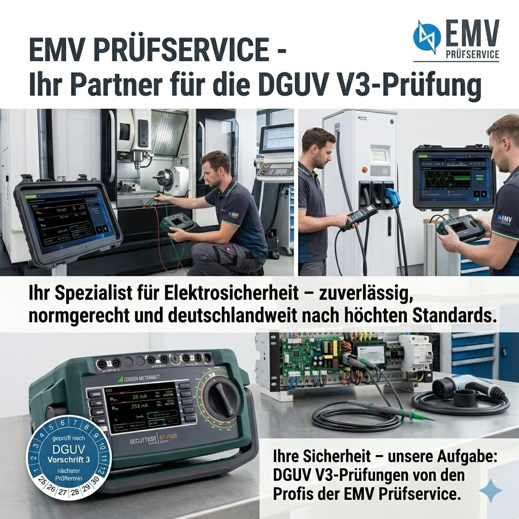 DGUV V3 Prüfung ortsveränderliche elektrische Geräte 3 € VB - Resim 3